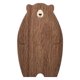 thumbnail image 1 of Tabla de madera para cortar pan con forma de oso, bonita tabla de cocina de nogal negro, marrón, 1 of 4