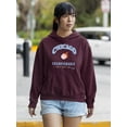 thumbnail image 2 of Chicago Championship Baseball Hoodie Women -Image by Shutterstock, Female Medium, 2 of 4
