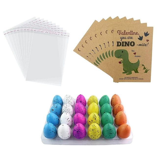 Easter Valentine Class Present Dinosaur Egg Hatching Greeting Card Gifts for Kids Boys Girls Party Favor Birthday Gift Idea Childrens Activity Craft
