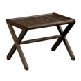 thumbnail image 1 of NewRidge Home Goods 2219-ESP Home Solid Wood Abingdon Large Stool Bench - Espresso, 1 of 1