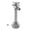 Chrome, variant on Kingston Brass CC83200X 1/2-Inch Sweat x 3/8-Inch O.D. Comp Angle Shut-Off Valve with 5-Inch Extension in Matte Black