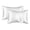 White#5, variant on 2 Pack Silk Satin Pillowcase Set for Hair and Skin - Soft Breathable Pillow Cover for Bed Beauty Sleep - Anti Frizz Pillowcase for Women Men Home Bedroom