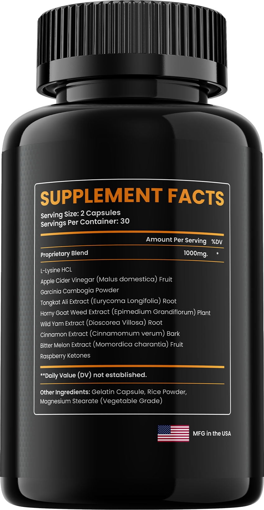 CogniHoney Capsules – Cogni Honey Natural Blend Memory Focus Brain Support Supplement, 5 Pack, 300 Capsules