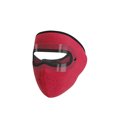 thumbnail image 2 of Winter Face Mask, Czzoypi Windproof Coldproof Balaclava for Men Women, Ski Cycling Outdoor Full Coverage Hood with Transparent Goggle Washable Polyester, Red, 2 of 6