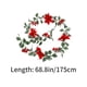 thumbnail image 4 of Adornos navideños, adornos navideños, regalos navideños, decoración navideña para el hogar, guirnaldas artificiales de imitación de 1,8 m para decoración interior del hogar, Navidad navideña simulada., 4 of 8