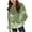 Mint Green, variant on QQAMB Sweatshirts for Girls Velour Fall Winter Warm Soft Pullover Sweatshirts Oversized Teen Fleece Fuzzy Tops with Pockets,6 Years