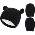 thumbnail image 7 of Zukuco Newborn Baby Winter Beanie Hat Gloves Set for Baby Girls Boys, Unisex Baby Warm Knitted Hat Gloves, 7 of 7