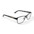 thumbnail image 4 of Flower Women's Square Eyeglasses, FLR6016, Jillian, Black, 52-19-140, with Case, 4 of 14