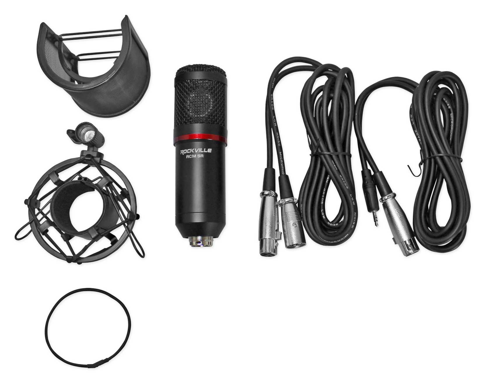 Rockville RCM SR Studio/Recording Condenser Microphone Mic w/ Samsung Capacitors