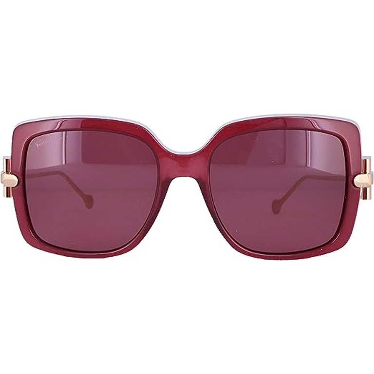 Salvatore Ferragamo Burgundy Square Ladies Sunglasses SF913S 