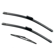 3 Wipers Factory 24"+18"+14" for Mazda CX-5 2017-2022 CX-9 2016-2022 Original Equipment Replacement Front with Rear Windshield Wiper Blades Set (Pack of 3)