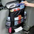 thumbnail image 6 of WASHWEPE Black Polyester Car Seatback Organizer For Car Seat Sundries 1Pcs 11In * 8.7In * 3.9In, 6 of 7