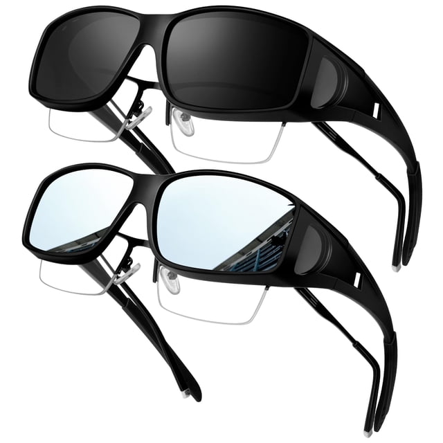 Gafas de Sol KANASTAL Polarizadas UV400 para Usar Sobre Lentes para Hombres y Mujeres