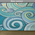 thumbnail image 6 of Ambesonne Cartoon Place Mats Set of 4, Dolphin Ocean, Standard Size, Multicolor, 6 of 6