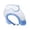 Blue, variant on Jialinnn Soft Adjustable PP Shower Cap, 23 cm×23 cm, Gray Plaid