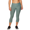 thumbnail image 1 of Reebok Capri - Pantalones deportivos de compresión con costuras para mujer, verde, pequeño Reebok Compresión, 1 of 2