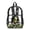 3D Dinosaur Camo, variant on Xoenoiee Owl Aztec American Tribal Print Clear School Backpack for Boys Casual Bookbag Travel Daypack See Through Rucksack, Lightweight Schoolbag Knapsack with Front Pocket for Stadium Approved