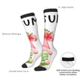 thumbnail image 4 of Logiee Hello Summer Gnome Print Gift Stocking Stuffers,Adult Stockings,Novelty Socks,Funny Socks Birthday Running Walking Sleeping, 4 of 6