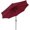 Dark Red, variant on YYEAN 7.5ft Patio Umbrella Outdoor Table Market Umbrella with Push Button Tilt/Crank, 6 Ribs, Dark Green