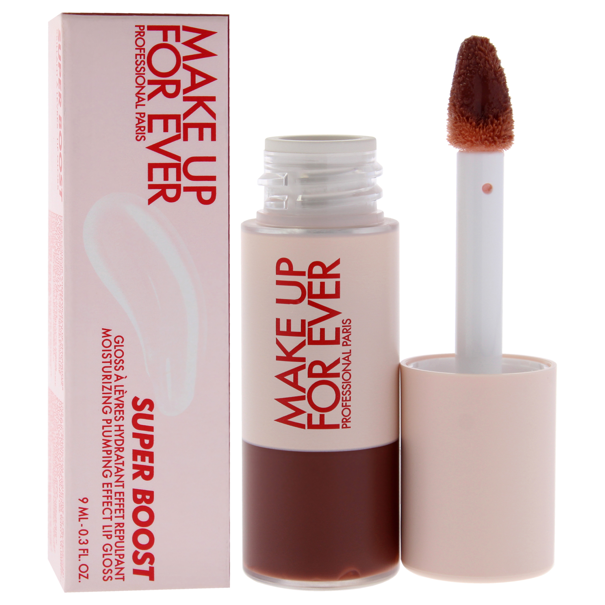 Super Boost Lip Gloss - 05 Anywhere Caffeine by Make Up For Ever for Women - 0.3 oz Lip Gloss