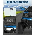 thumbnail image 3 of 12V Kids Ride-On ATV with Remote Control, Bluetooth Music, Lights, Spring Suspension, 2-Speed Electric 4-Wheeler for Ages 2-6, 3 of 8