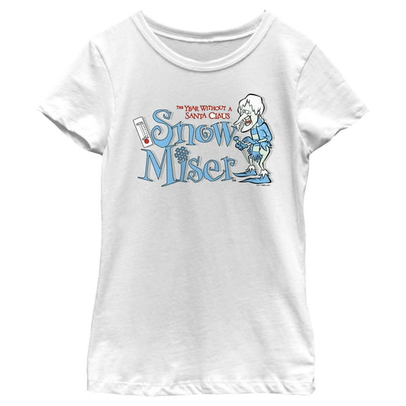 Girl's The Year Without a Santa Claus Snow Miser  Graphic Tee White Small