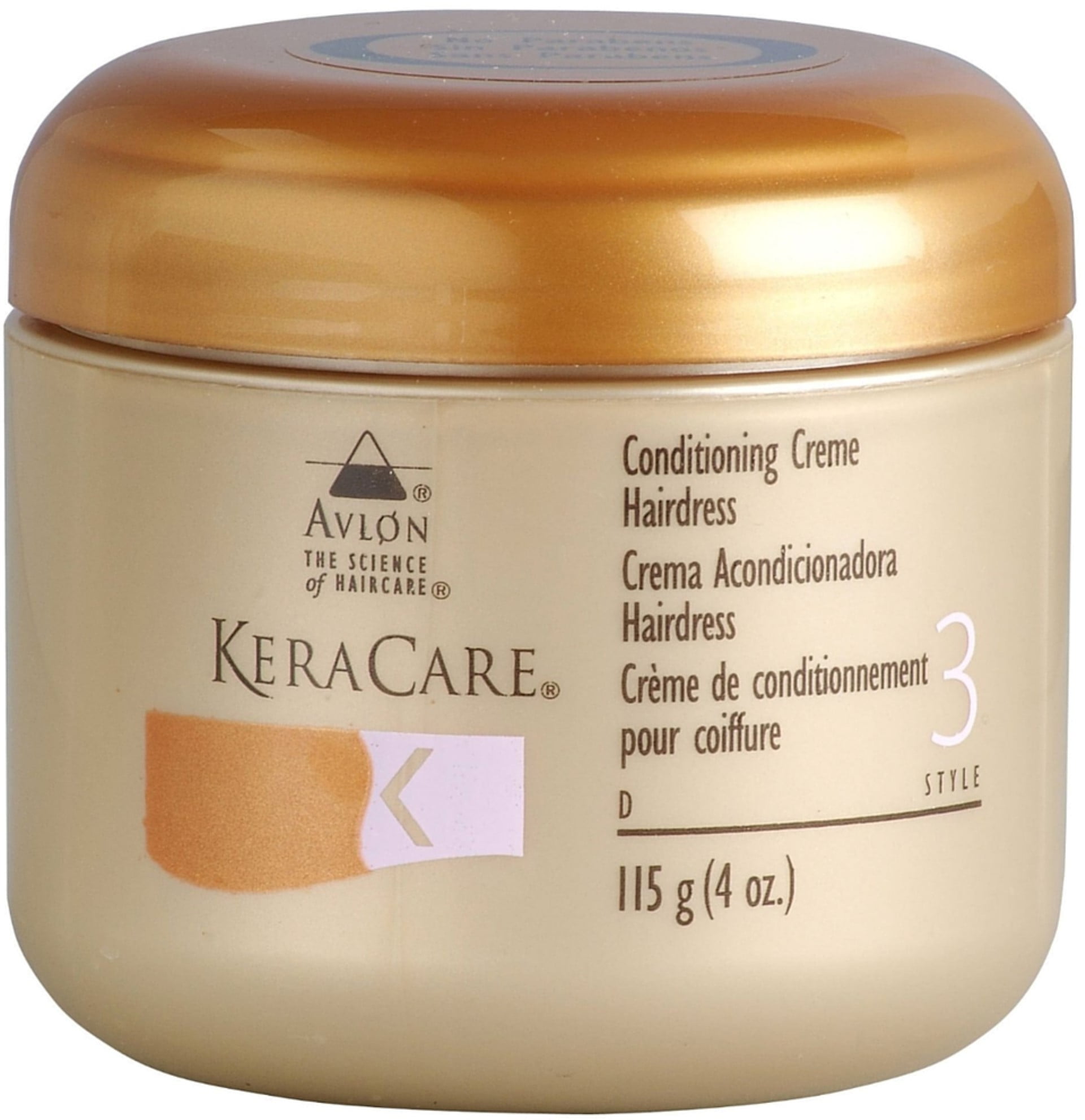 KeraCare Kera Care Conditioning Creme Hairdress 4 oz (Pack of 3