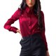 thumbnail image 2 of Gibobby Blusas De Manga Larga Para Mujer Camisa Tops Botón de Blusa casual Mujer Blusa de manga larga para mujer（Rojo， XXL), 2 of 5