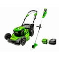 thumbnail image 1 of Greenworks 40V 20" SP Lawn Mower + 12" Trimmer, 5.0AH Battery & Charger Included, 1 of 1