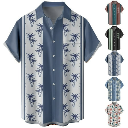

Mens Kids Summer Beach Tops Shirt Tropical Basic Blouses Sizes Kids-Adult Unisex