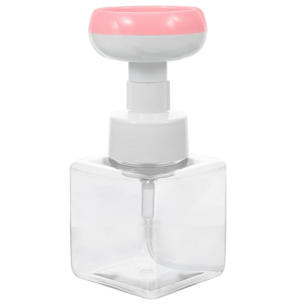 Dispensador de jabón espumoso con bomba, dispensador de jabón de manos espumoso, botella espumosa con forma de flor