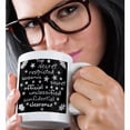 thumbnail image 2 of 3drose, Levels of Classified Information Funny Shades of Grey Text on Black, 11oz Mug, 2 of 6