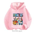 thumbnail image 3 of Sudadera con capucha de Anime One Pieces, ropa para niños, ropa para primavera y otoño para niñas, sudadera con dibujos animados de Luffy Zoro, traje para adolescentes, camisetas con capucha de Sonic, 3 of 5