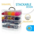 thumbnail image 3 of Bacs Choses à 4 Niveaux, 40 Comprennent un Contenant de Rangement Empilable, 3 of 6