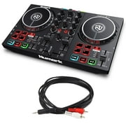 Numark Party Mix MKII w/ 1/8" to Dual RCA Cable Bundle