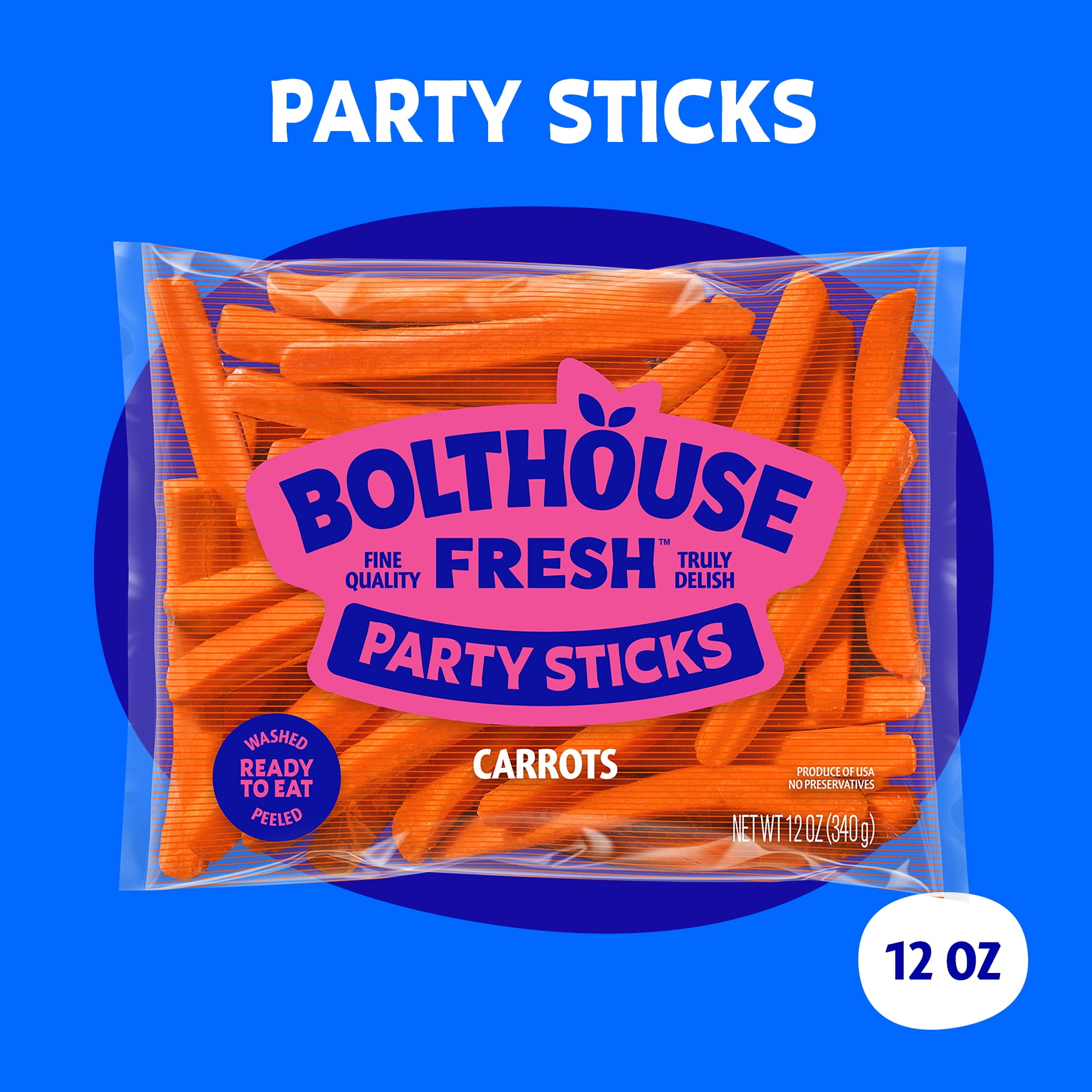 Bolthouse Fresh Carrot Party Sticks, 12oz Bag