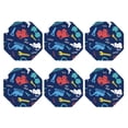 thumbnail image 2 of Disketp Colorful Excavator Funny Coasters,6 Pcs Leather Coasters With Holder, Perfect Housewarming Hostess Gifts,Protect Furniture From Water Marks Scratch And Damage, 2 of 9