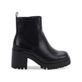 thumbnail image 3 of Aqua College Womens Raine Leather Pull On Ankle Boots, 3 of 3