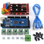 RAMPS 1.4,3D Printer RAMPS 1.4 Controller + MEGA2560 R3 + A4988 With Heat Sink USB Calbe Jumper Kit