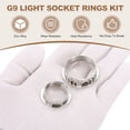 thumbnail image 3 of Uxcell 3 Set Anillos de Zócalo de Luz G9, Anillo Adaptador de Soporte de Pantalla para Zócalo G9 de 1-1/16 in y 3/4 in, 3 of 6