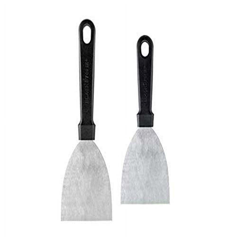 Blackstone 4" Stainless Steel Scraper Set with Plastic Handles, 2-Pack