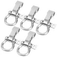 thumbnail image 4 of 5Set O Shape Stainless Steel Alloy Bow Shackle Parachute Cord Knitting Buckle Adjust Tools, 4 of 14