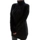 thumbnail image 1 of Suéter de otoño e invierno europeo y americano, suéter de mujer con solapa engrosada, manga larga, vestido retro de línea gruesa, ropa de mujer, 1 of 6