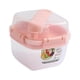 thumbnail image 2 of Ensaladera para llevar de 1300 ml, ideal para preparar comidas. Rosa, 2 of 9