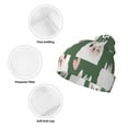 thumbnail image 3 of Zufioo Alpaca Faces Print Adult Knitted Hat, Unisex Cuffed Brimless Ski Hat, Suitable for Autumn and Winter, 3 of 6