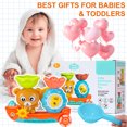 thumbnail image 6 of OSLINE Bath Toys for Toddlers, Babies Bath Toys Water Bathtub Toys Girls Boys Gifts,Baby Sensory Toys, 6 of 6