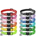 thumbnail image 1 of Cat Collar with Bells, Reflective Cat Collar with Safety Buckle,, 1 of 2