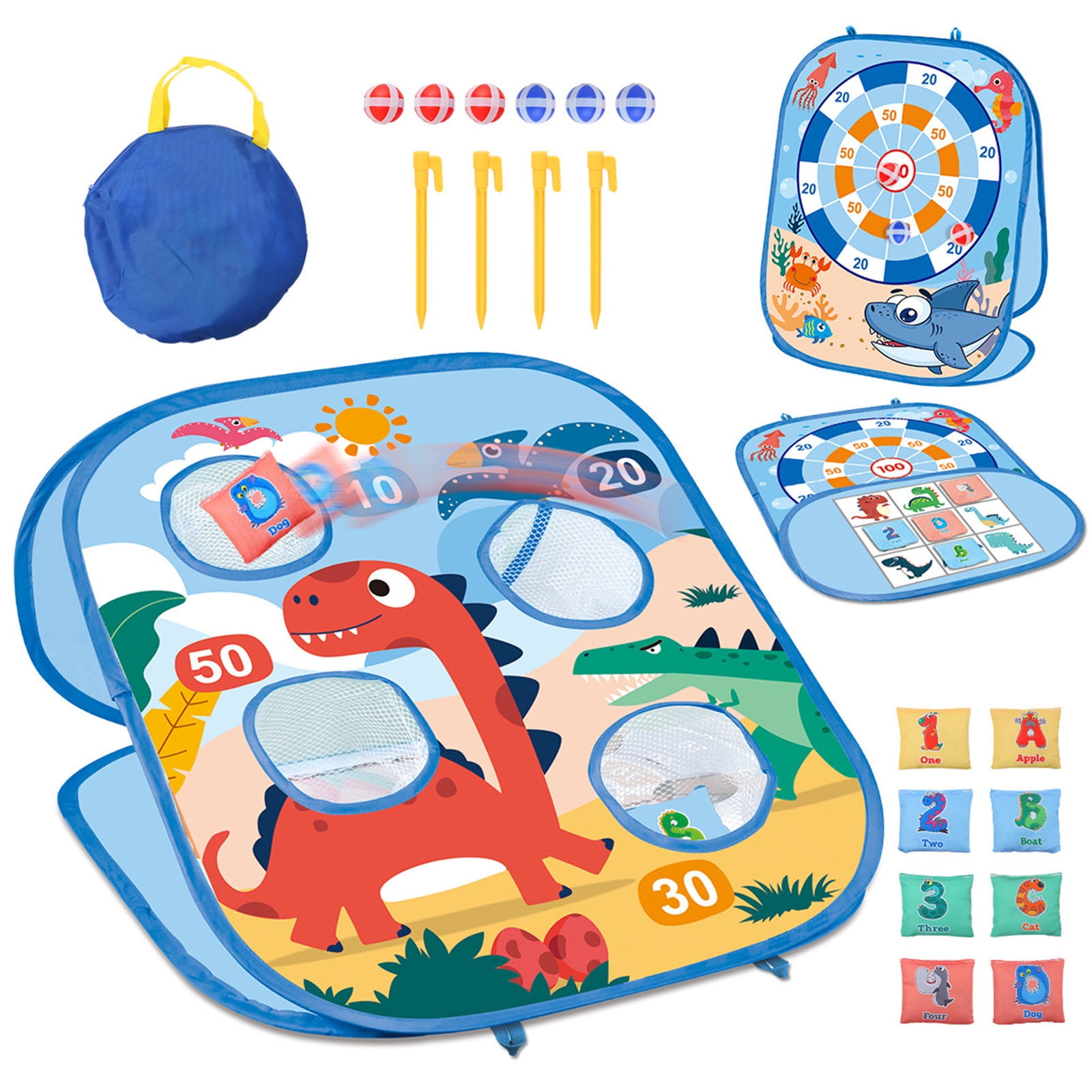 Msgweeeg Girls Christmas Gifts Gift for 7 Year Old Boy Sandbag Throwing Game Toys Outdoor Throwing Game Children's Family Party Supplies Suitable for Little Boys Gifts