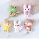 thumbnail image 4 of Dibujos animados Little Flatback Resina Accesorios de decoración Relleno de barro de cristal Cute Girl Charm Adornos DIY Hair Clip Phone Case Ornament Scrapbook Crafts, Penguin B 10pcs Brillar Juguete, 4 of 5