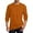 Orange, variant on Men's Long Sleeve Shirts Cotton Crew Neck T Shirt Solid Casual Shirt Lightweight Work Tee Shirts